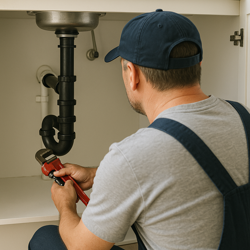 Plombier ou prestataire intervenant pour la maintenance d'une location